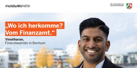 Auf dem Bild ist ein junger Mann zu sehen aus unserer Kampagne